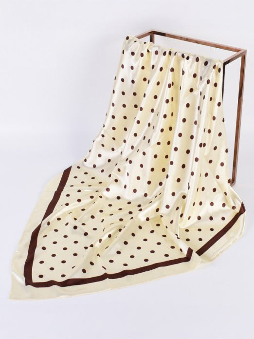 Ivory Polka Dot Bandana