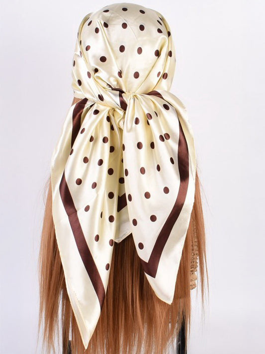 Ivory Polka Dot Bandana