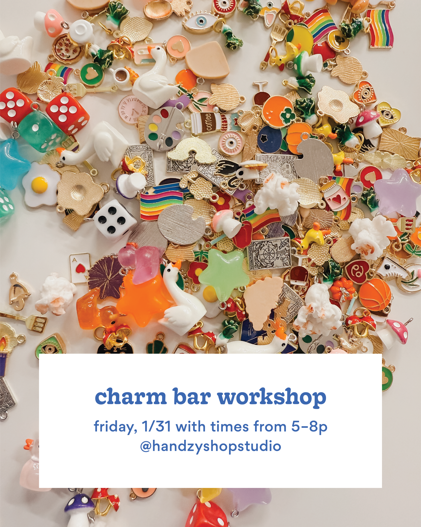 Charm Bar Workshop—Friday, 1/31