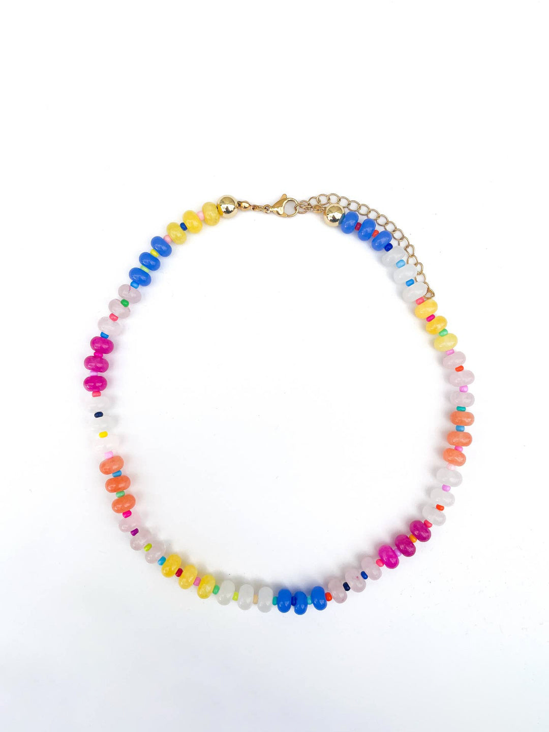 Jessica Rainbow Gemstone Necklace