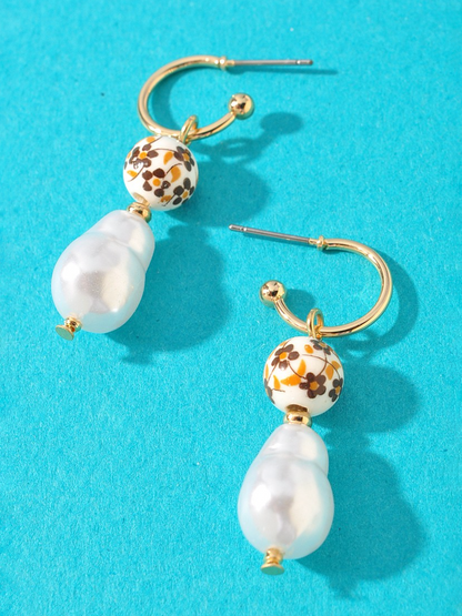 jessie pearl drop earrings
