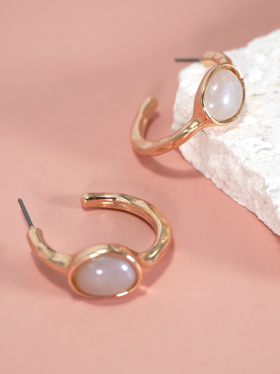 juliette opal mini hoops