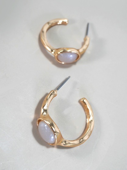 juliette opal mini hoops