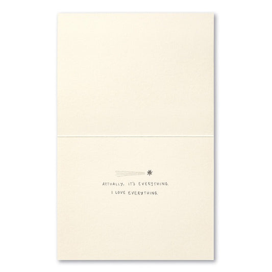 There Is Just Something About You Card