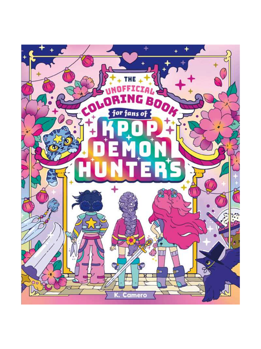 kpop demon hunters coloring book
