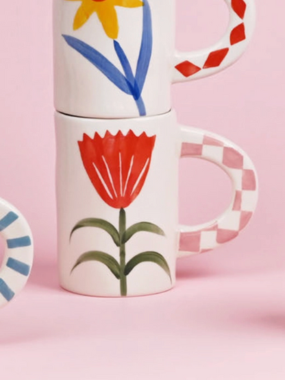 katani hand-painted ceramic mug