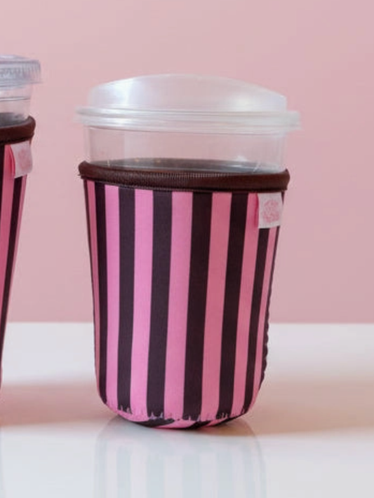 katie striped drink sleeve