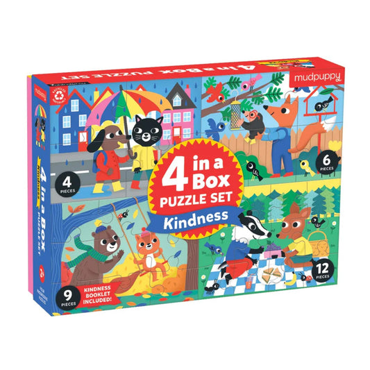 kindness 4-in-a-box puzzle set