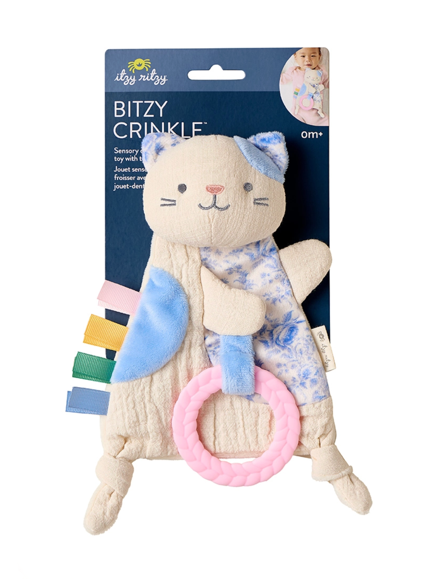 kitty sensory crinkle lovey