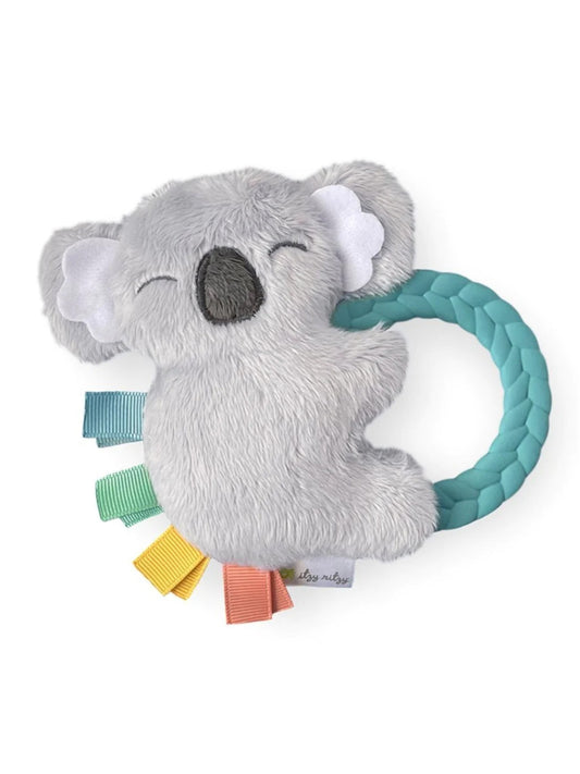 koala plush rattle pal with teether