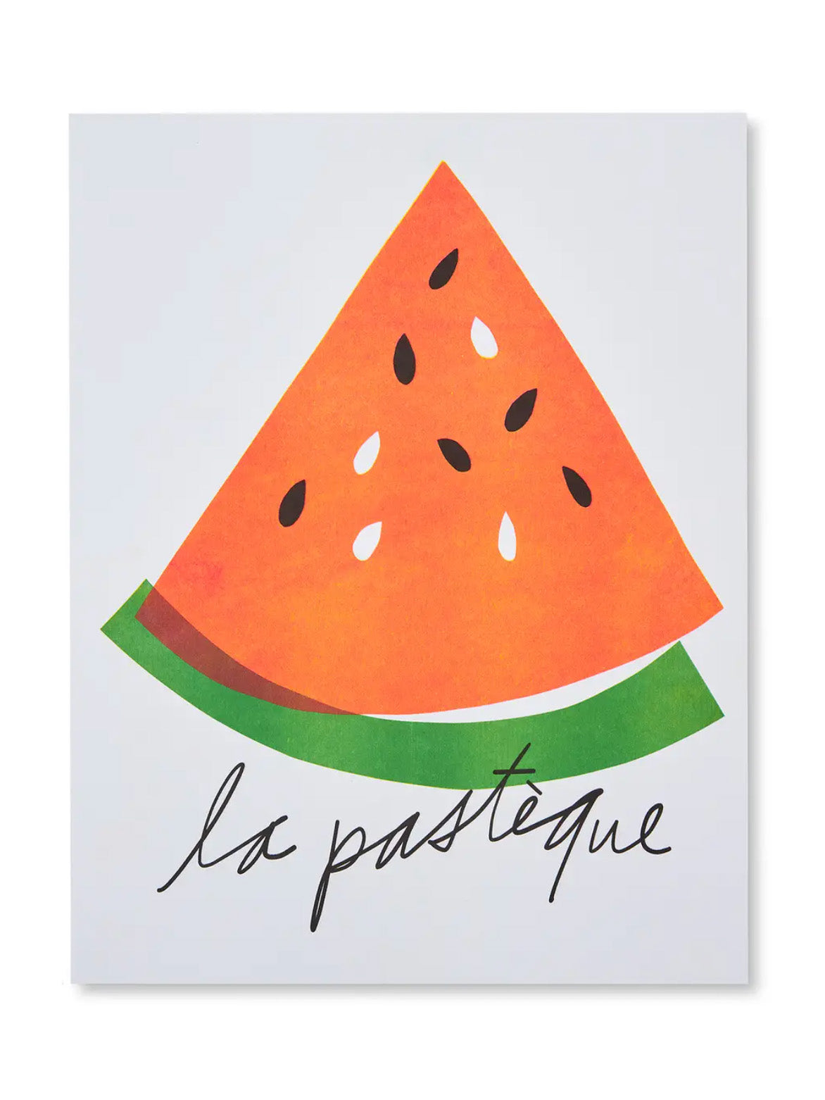 la pasteque risograph print