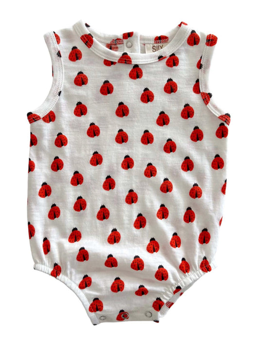 ladybug bubble onesie