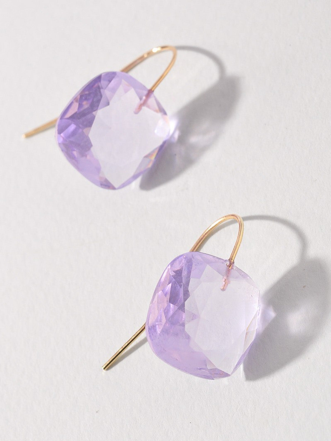 lavender cecelia dangly earrings