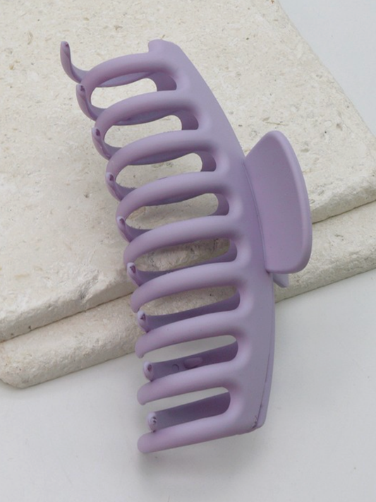 lavender classic hair claw clip