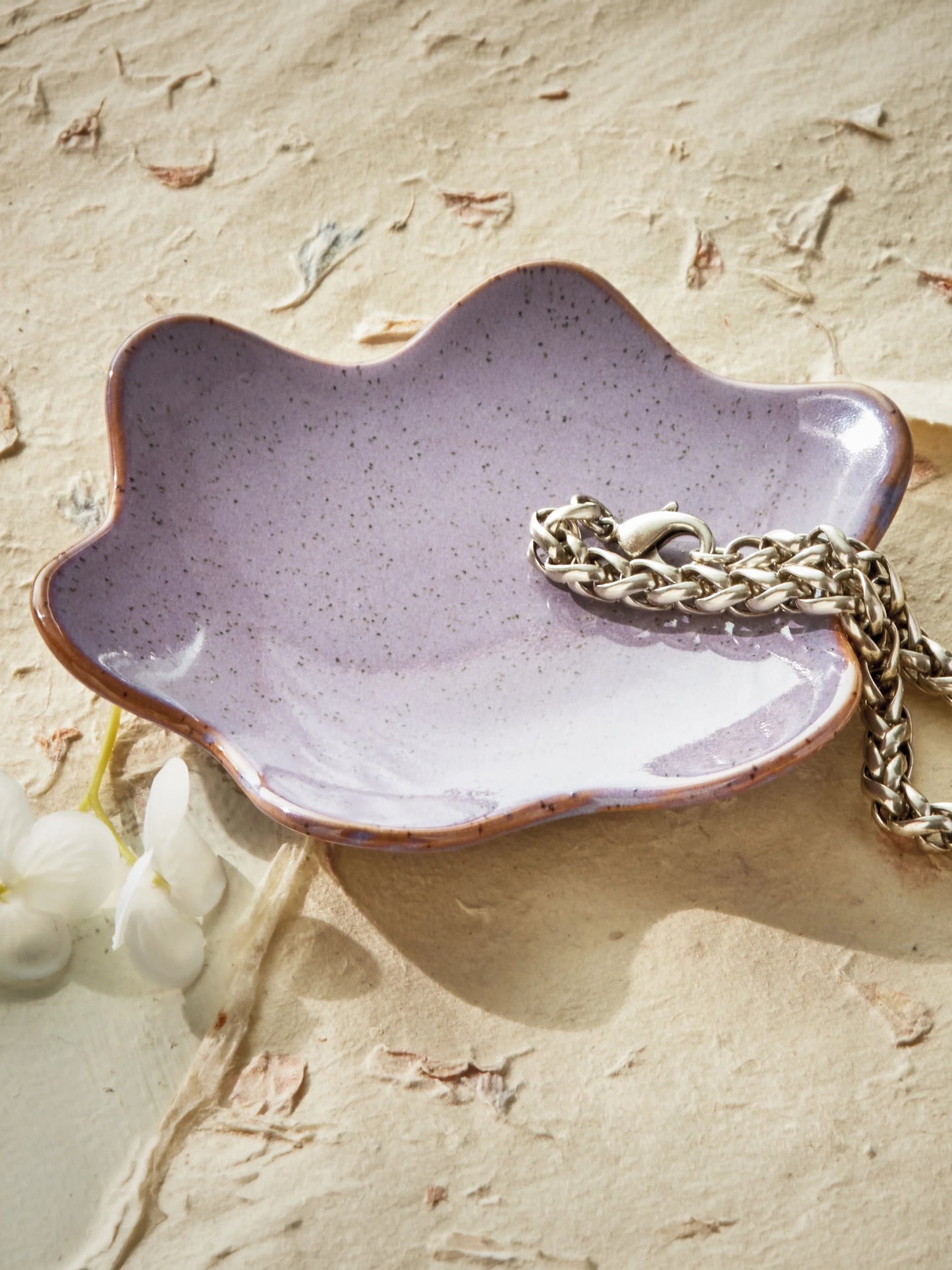 Lavender Large Trinket Dish