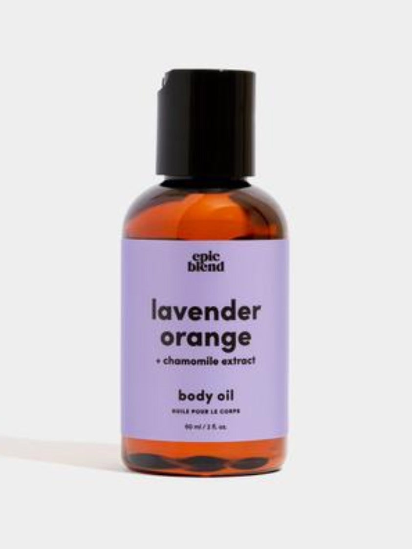 lavender orange body oil