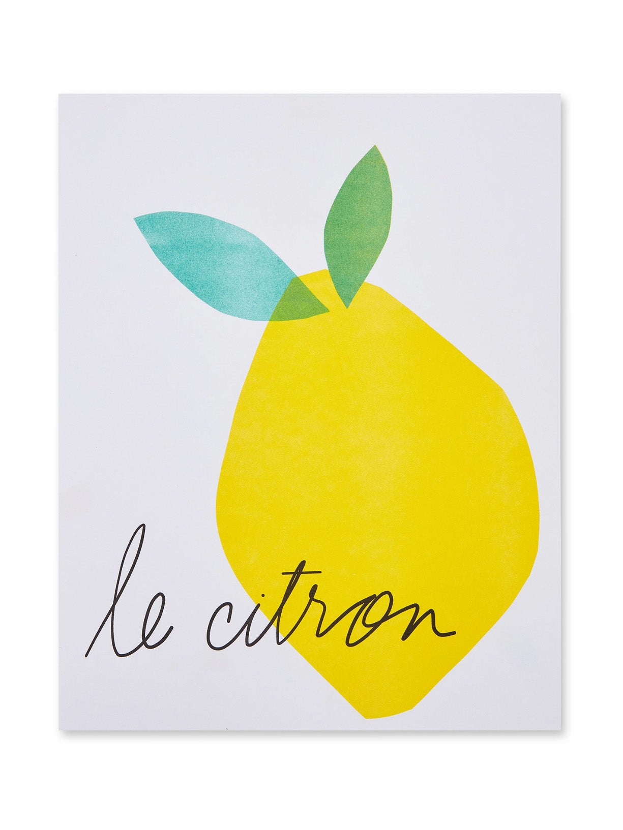 le citron risograph print