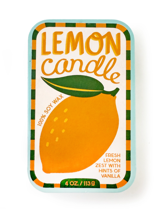 lemon soy candle