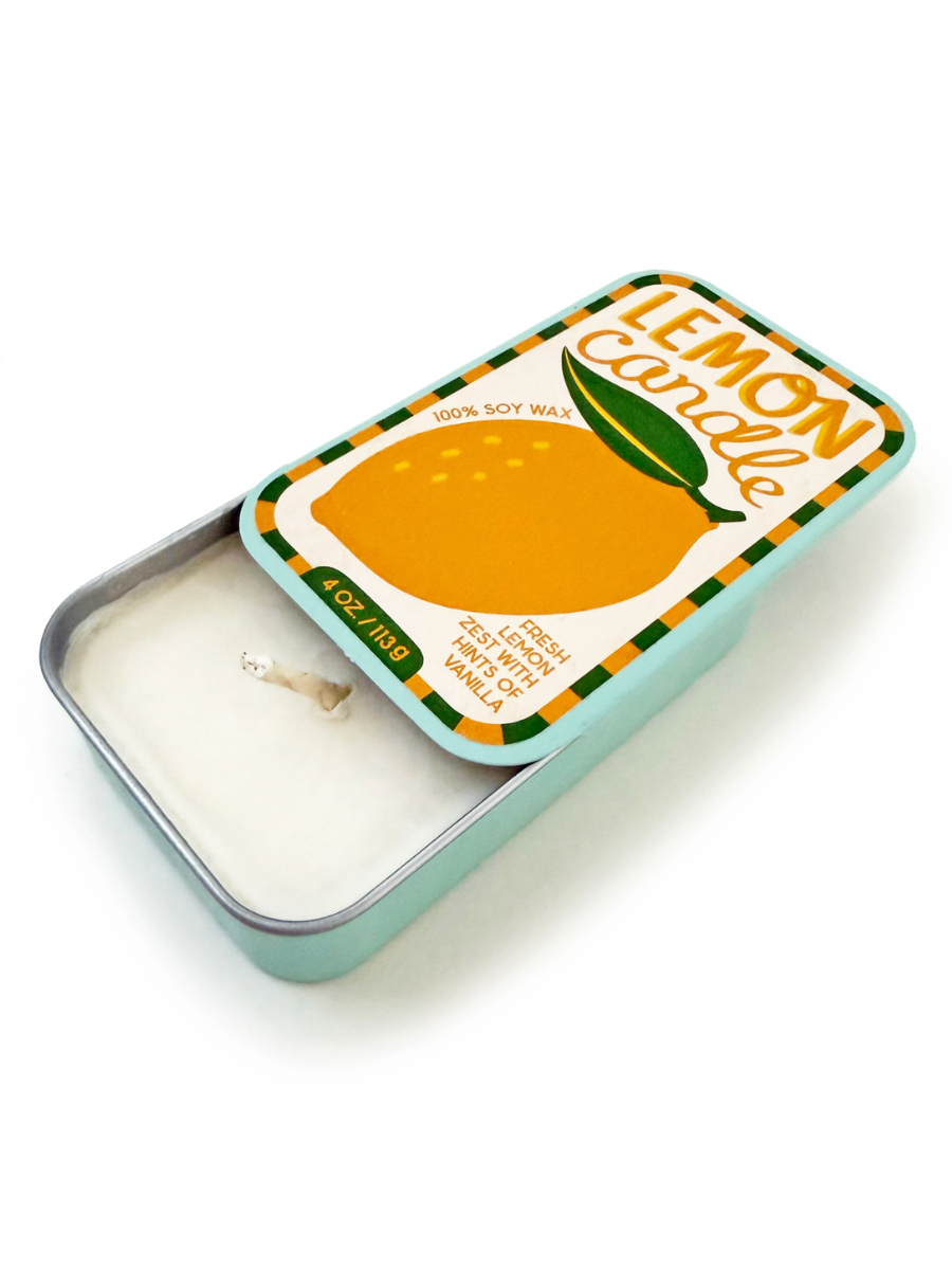 lemon soy candle
