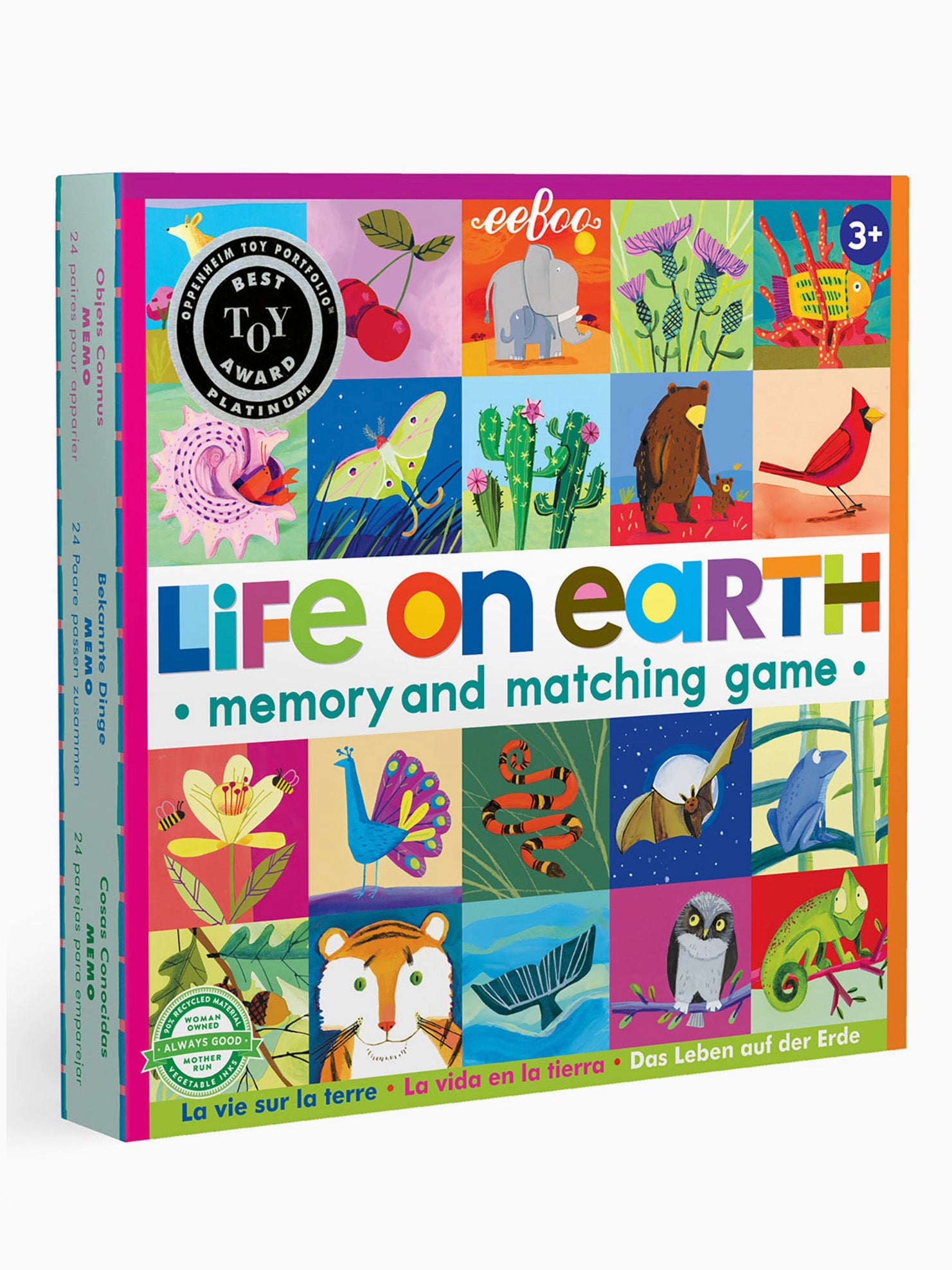 life on earth memory + matching game