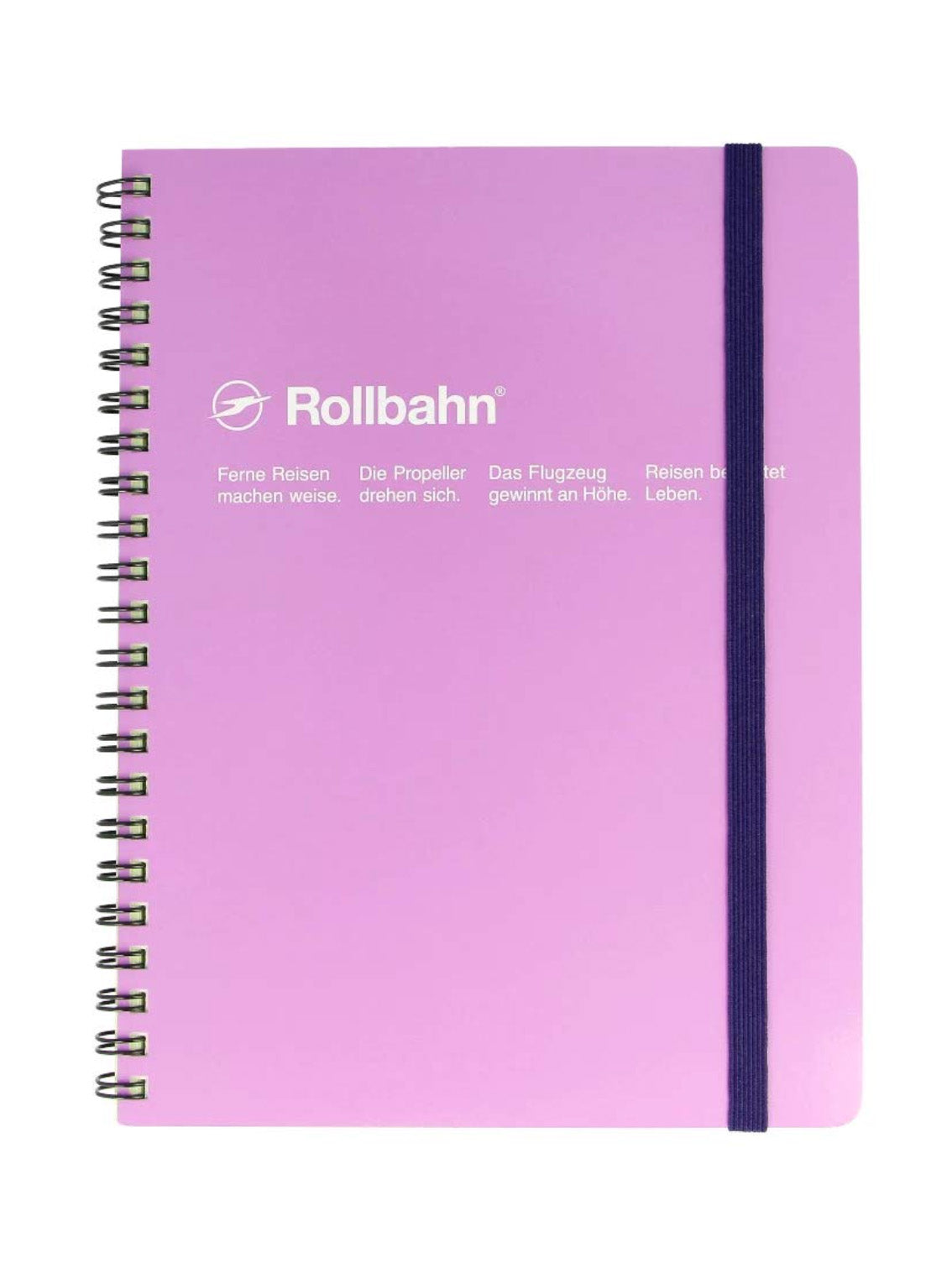 light purple rollbahn spiral a5 notebook