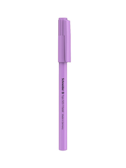 Purple Tops Schneider 505 F Blue Ink Ballpoint Pastel Pen