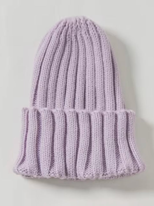 lilac cozy toddler beanie