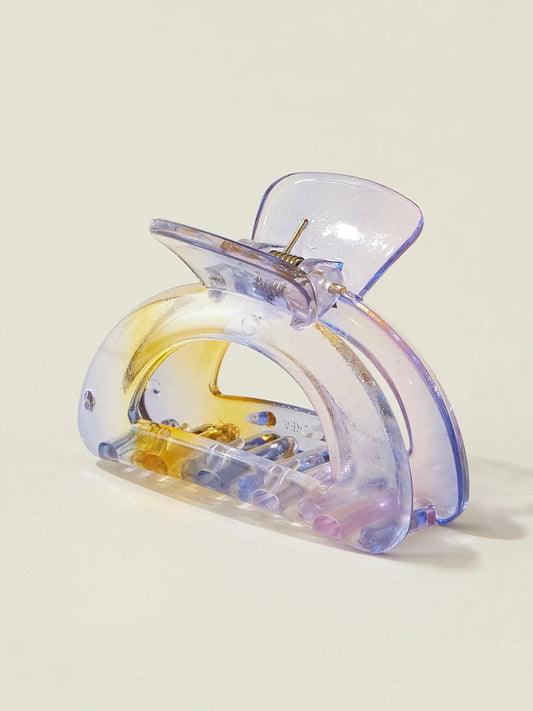 Lilac Tie Dye Hair Clip