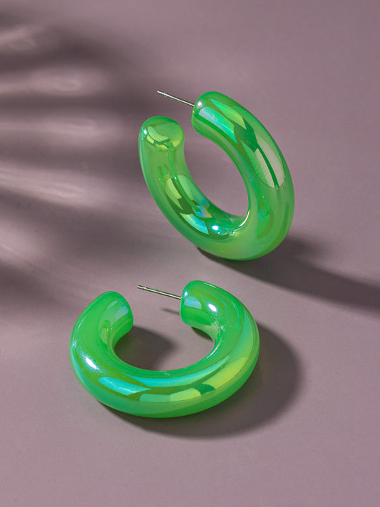 lime chromatic hoops