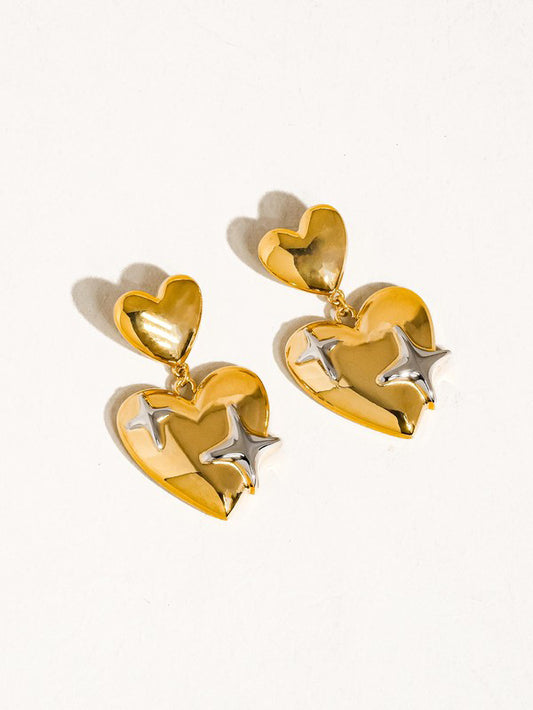 Love Bomb 18K Gold-Plated Earrings