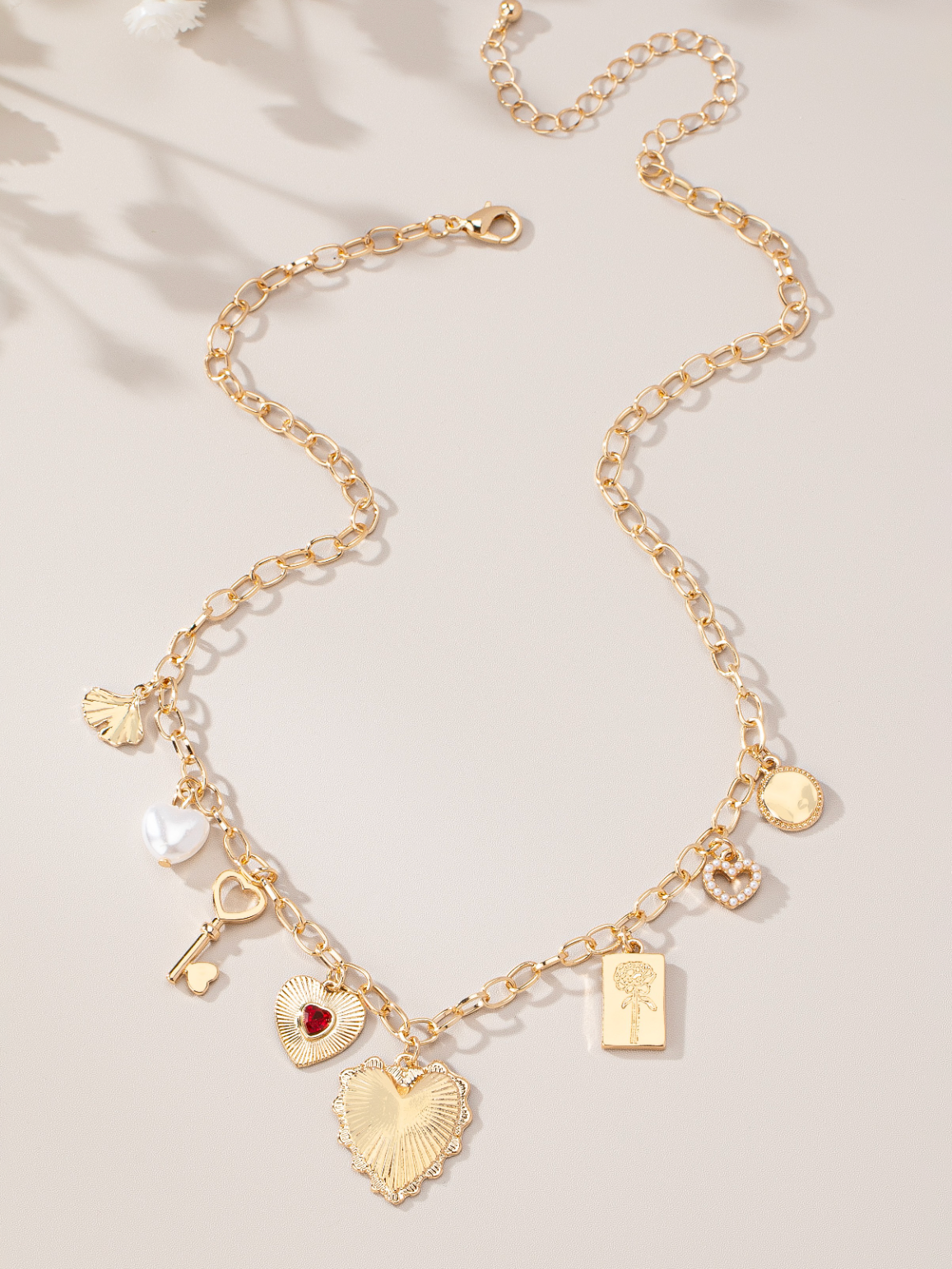 love game charm necklace