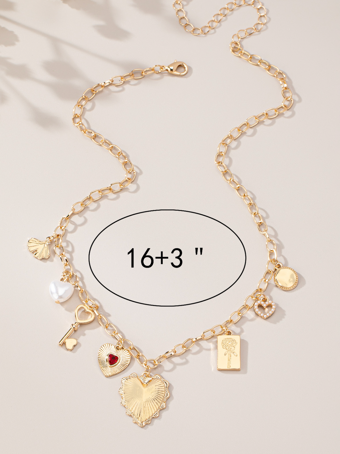 love game charm necklace