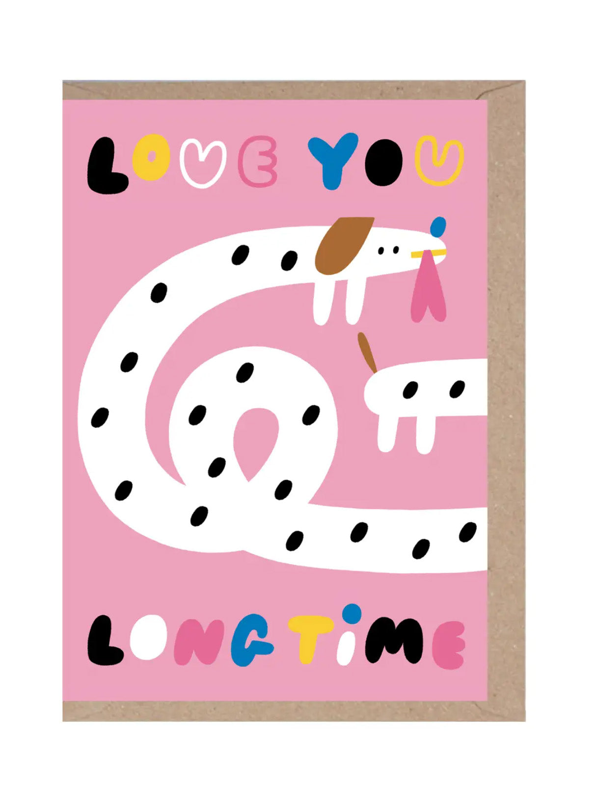 love you long time card