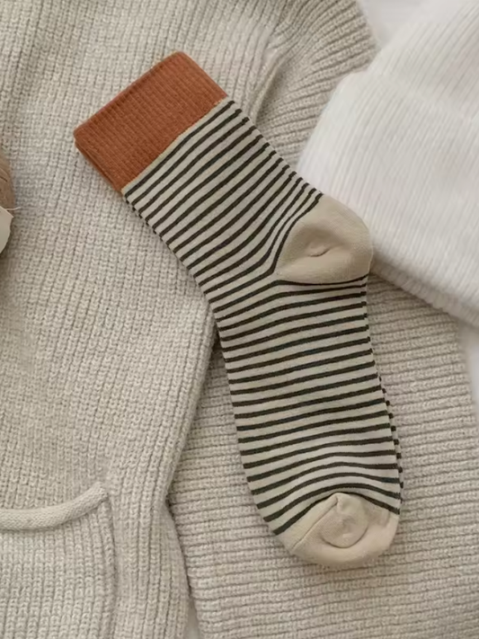 luna striped socks