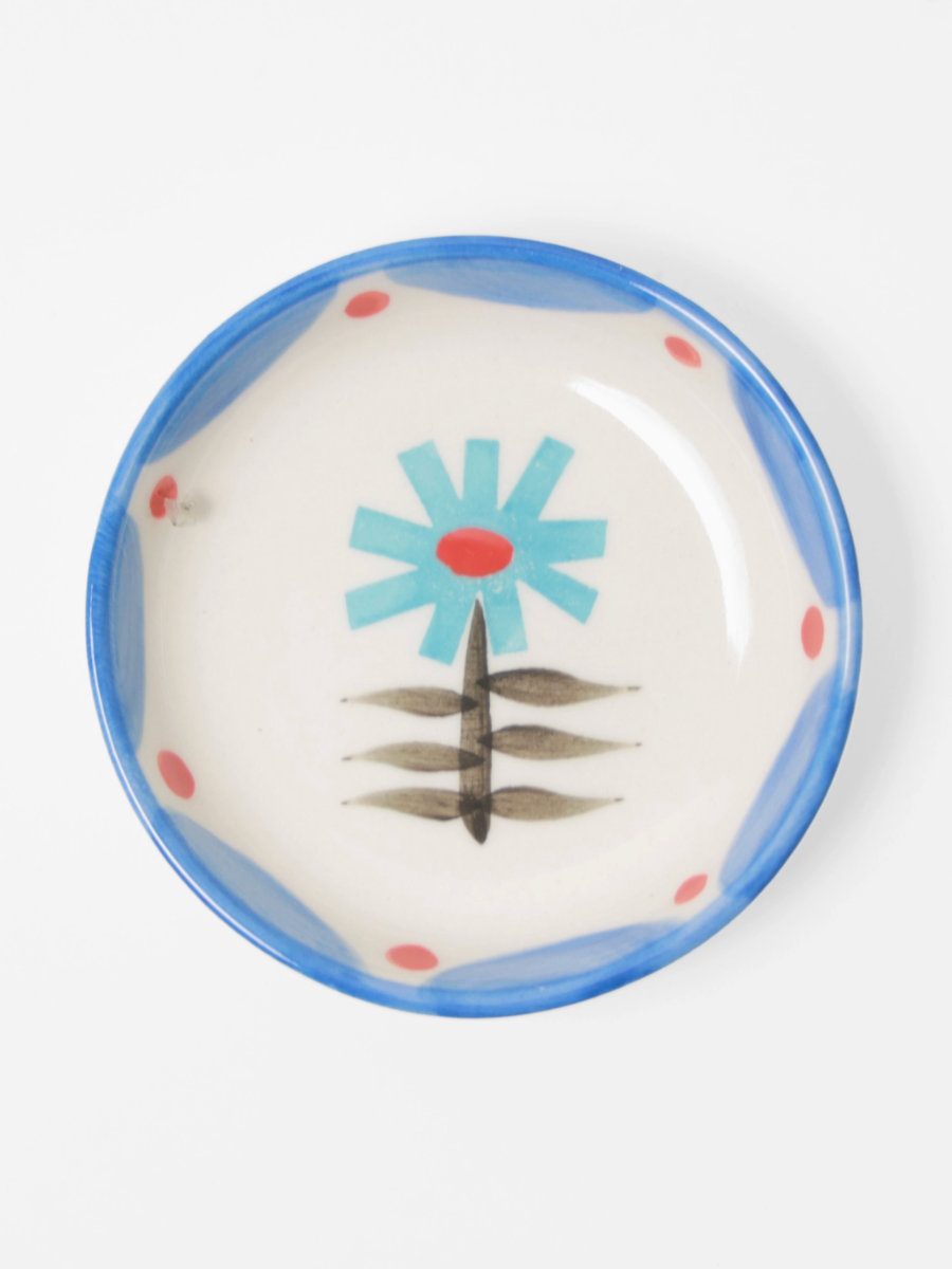 maeve hand-painted ceramic trinket dish