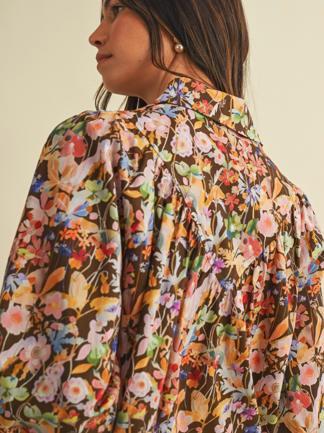 maizie floral button down