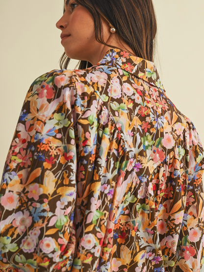 maizie floral button down