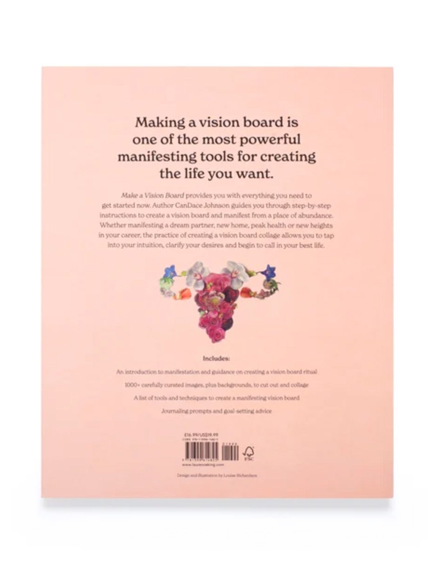 make a vision board: a manifesting collage book