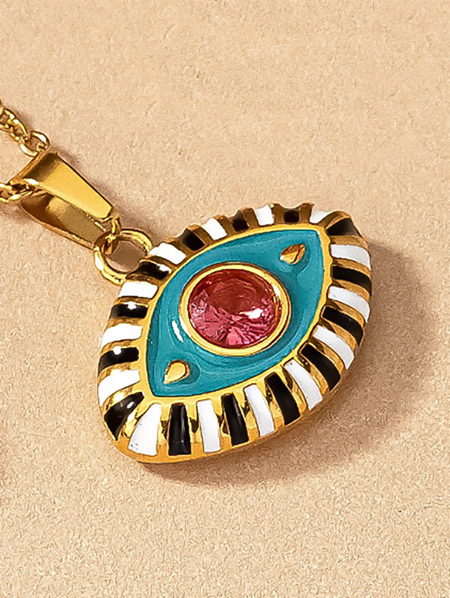maya evil eye necklace