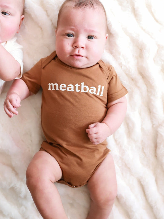 Meatball Baby Onesie