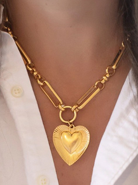 Meg Chunky Heart Chain