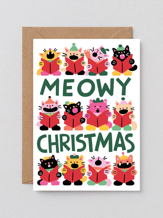 Meowy Christmas Card