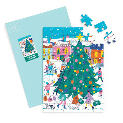 Merry & Bright Greeting Card Puzzle