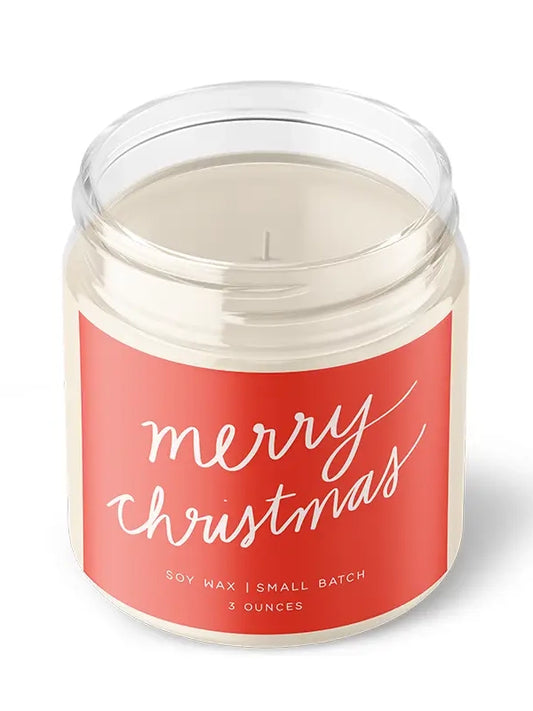 Merry Christmas Soy Candle