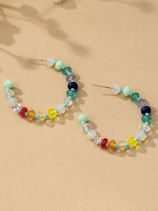 Miami Beaded Hoops