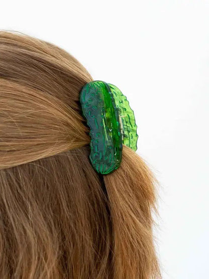 Mini Pickle Hair Claw Clip