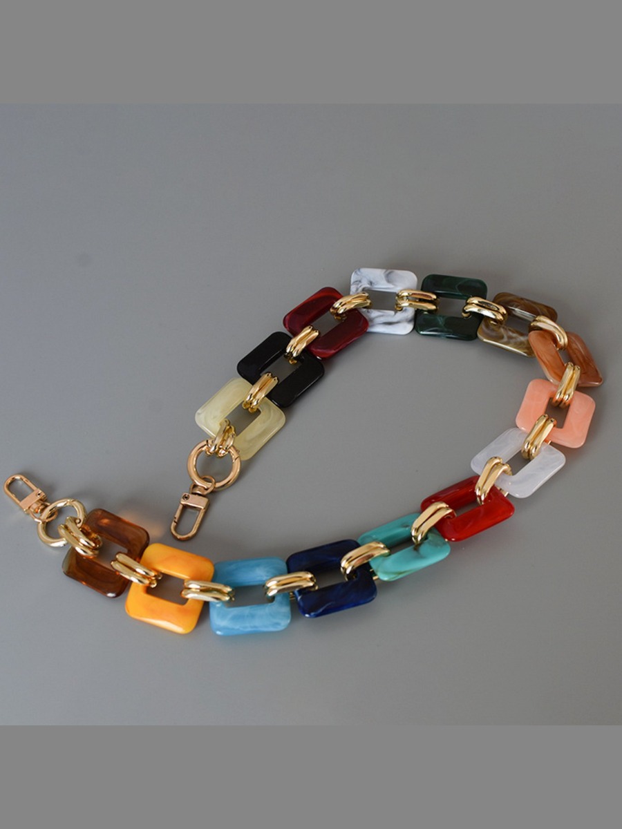 Mixed Multi Chunky Bag Chain – Handzy Shop + Studio