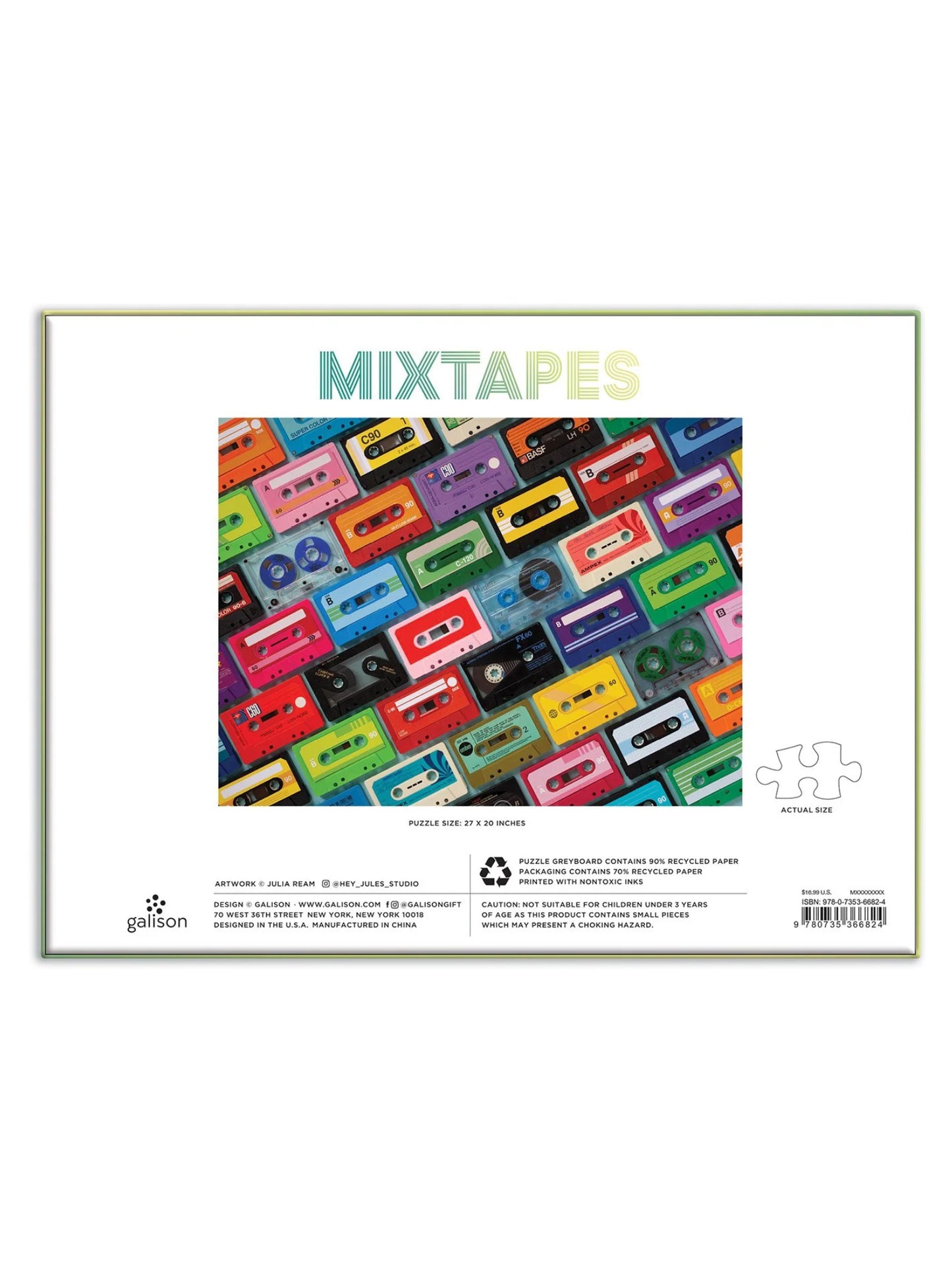 mixtapes 1000 piece puzzle