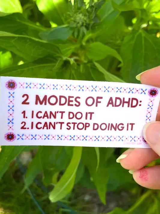 Modes Of ADHD Sticker
