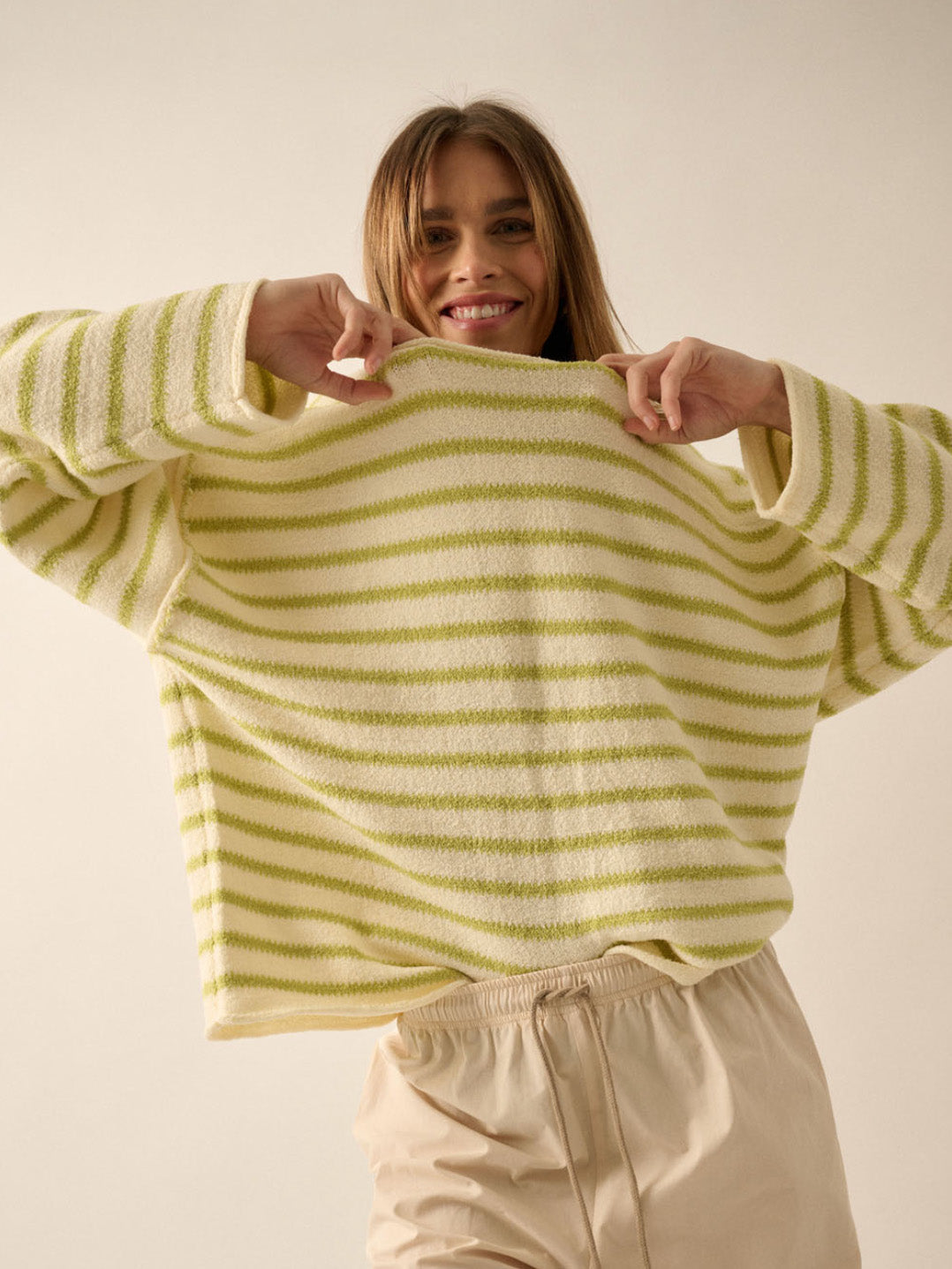 mojito striped sweater